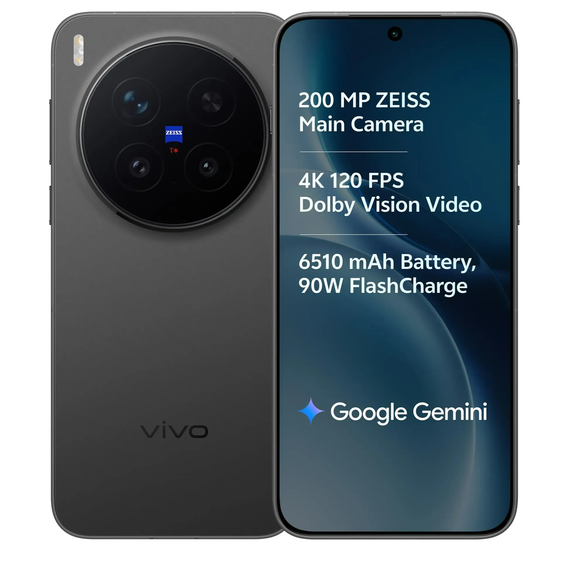 vivo X300 Pro 5G (16GB RAM + 512GB ROM) | 200MP ZEISS APO Telephoto Camera | 6510mAh Battery | Dimensity 9500 | Official Warranty (Phantom Black)