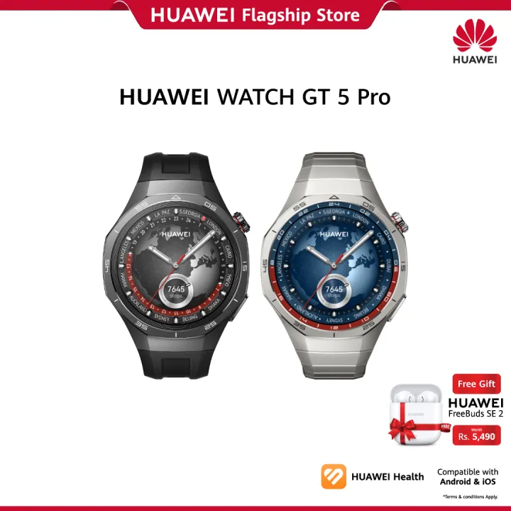 Huawei Watch GT 5 Pro (46mm) | Ultra-Accurate GPS | Up to 2-Week Battery Life