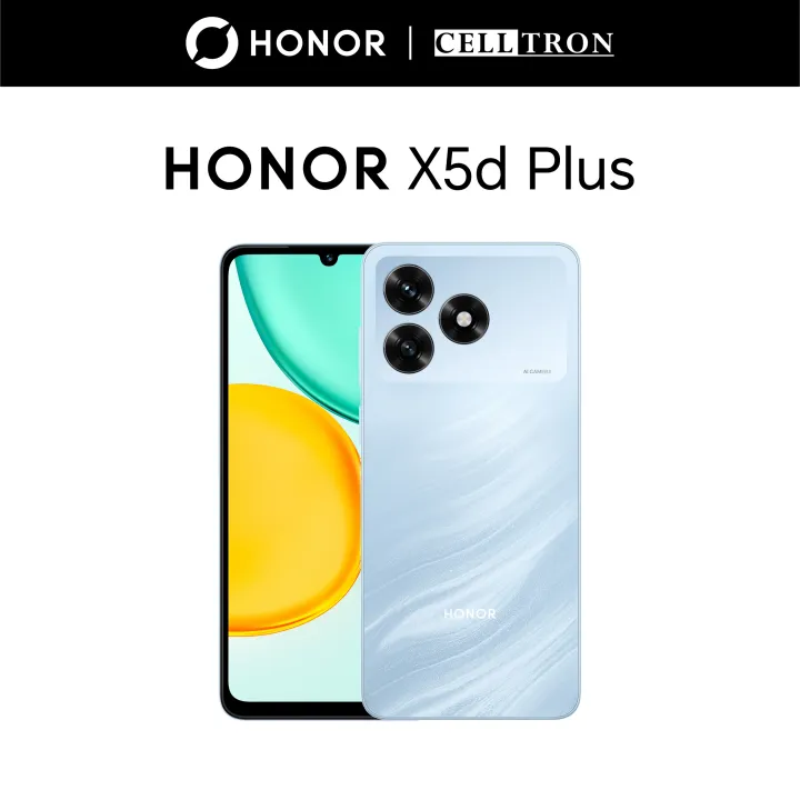 HONOR X5d Plus| 4 GB RAM, 128 GB Storage | 5260mAh Long-Lasting Battery (Tidal blue)