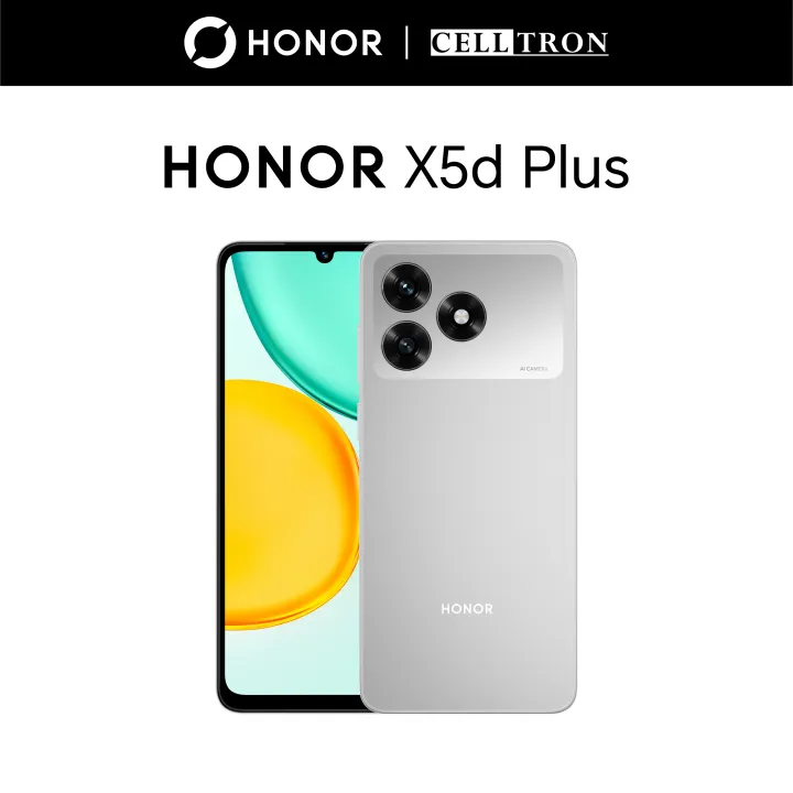 HONOR X5d Plus| 4 GB RAM, 128 GB Storage | 5260mAh Long-Lasting Battery